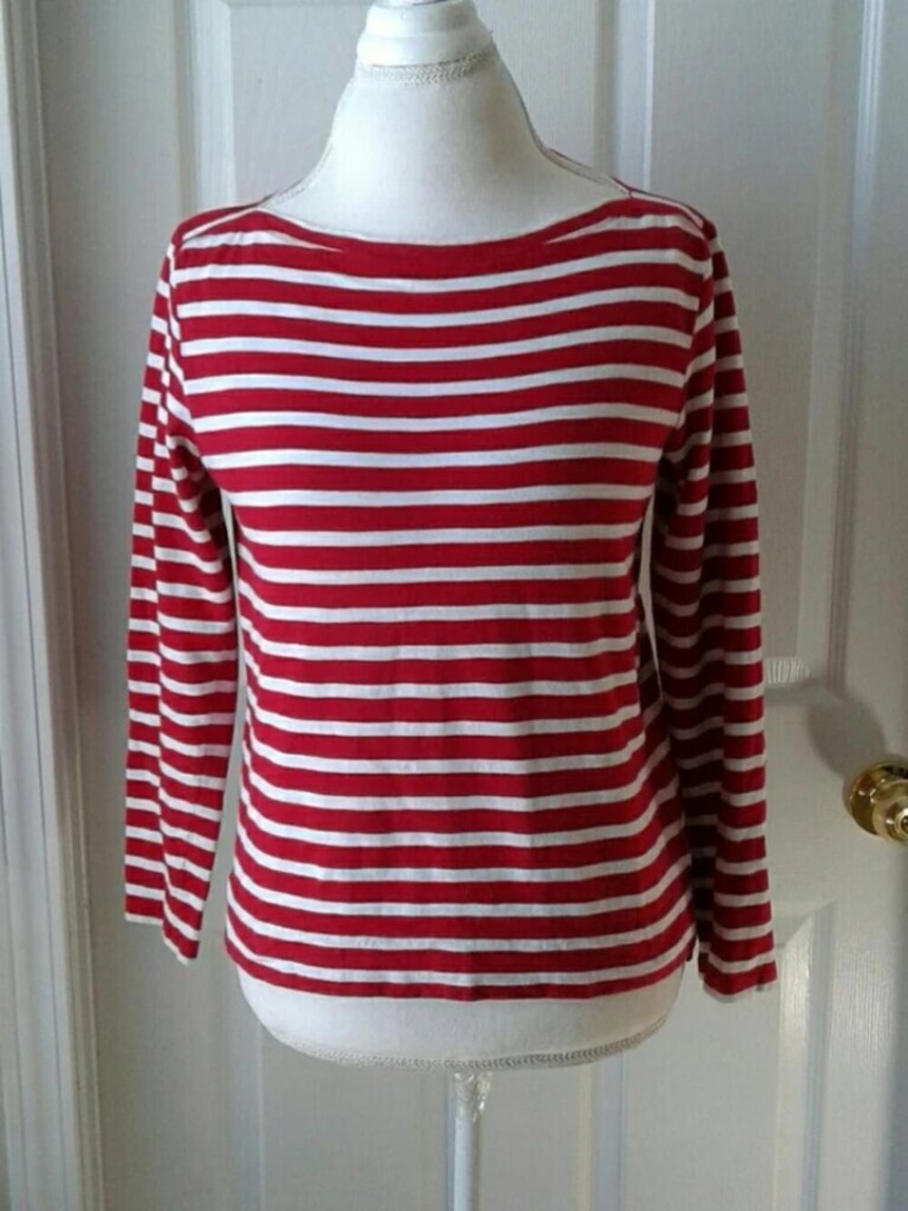 J Crew Woman's top, SIZE S, RED & WHITE